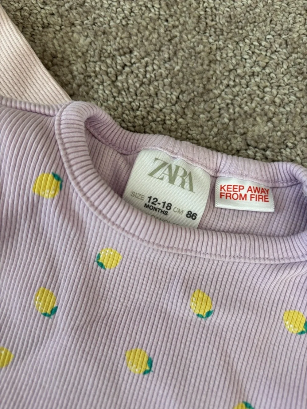 Zara Pink and Lilac Kids  Tops & Shorts Set
